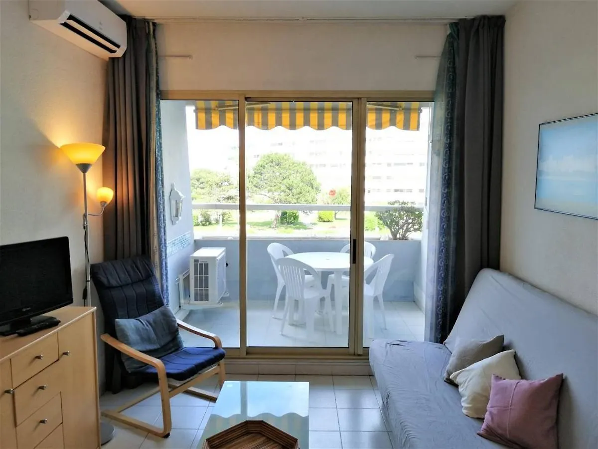 Apartment Studio Climatise Avec Terrasse, Piscine Privee Et Acces Mer, Villeneuve-Loubet - Fr-1-252A-38